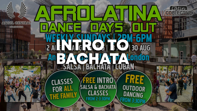 THE AFROLATINA DANCE DAYS OUT - AUGUST 2026 - BACHATA INTRO CLASS